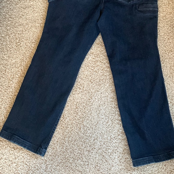 Duluth Trading Flex Double-Chapped Work Jeans Womens 14x31 Curvesetter - Picture 5 of 5